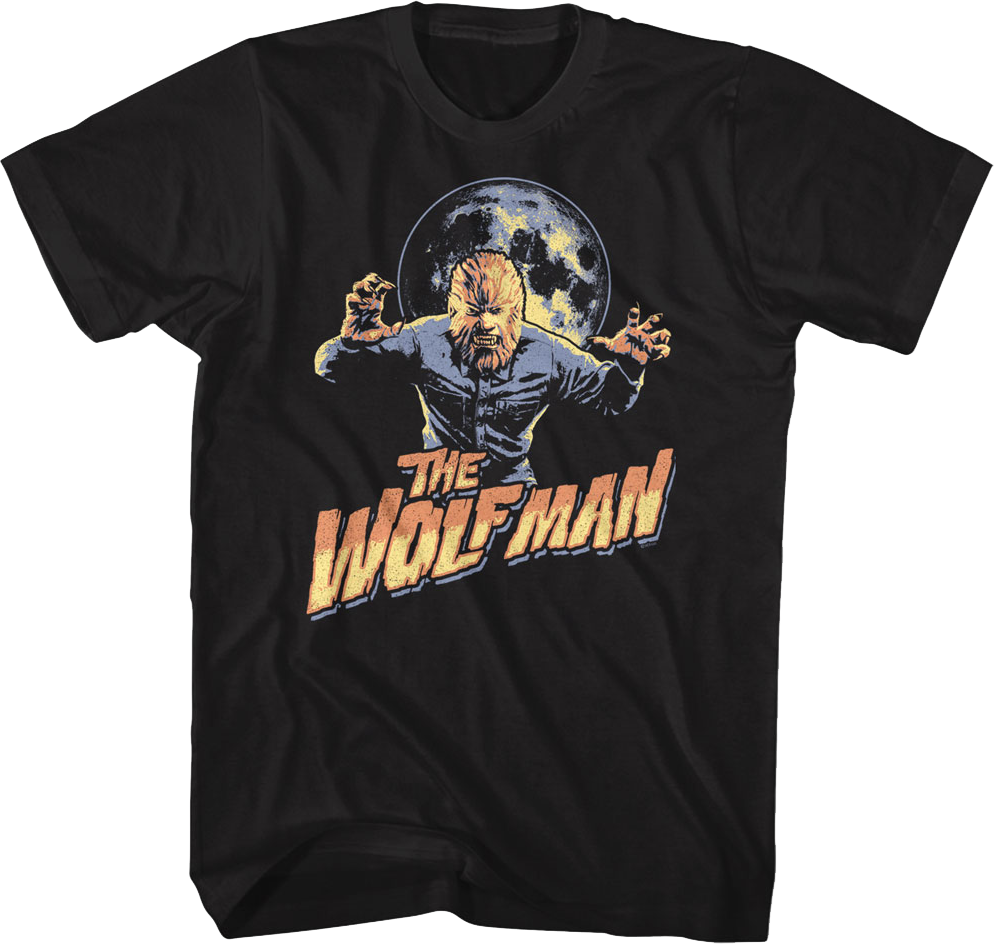 Attack Pose Wolf Man T-Shirt