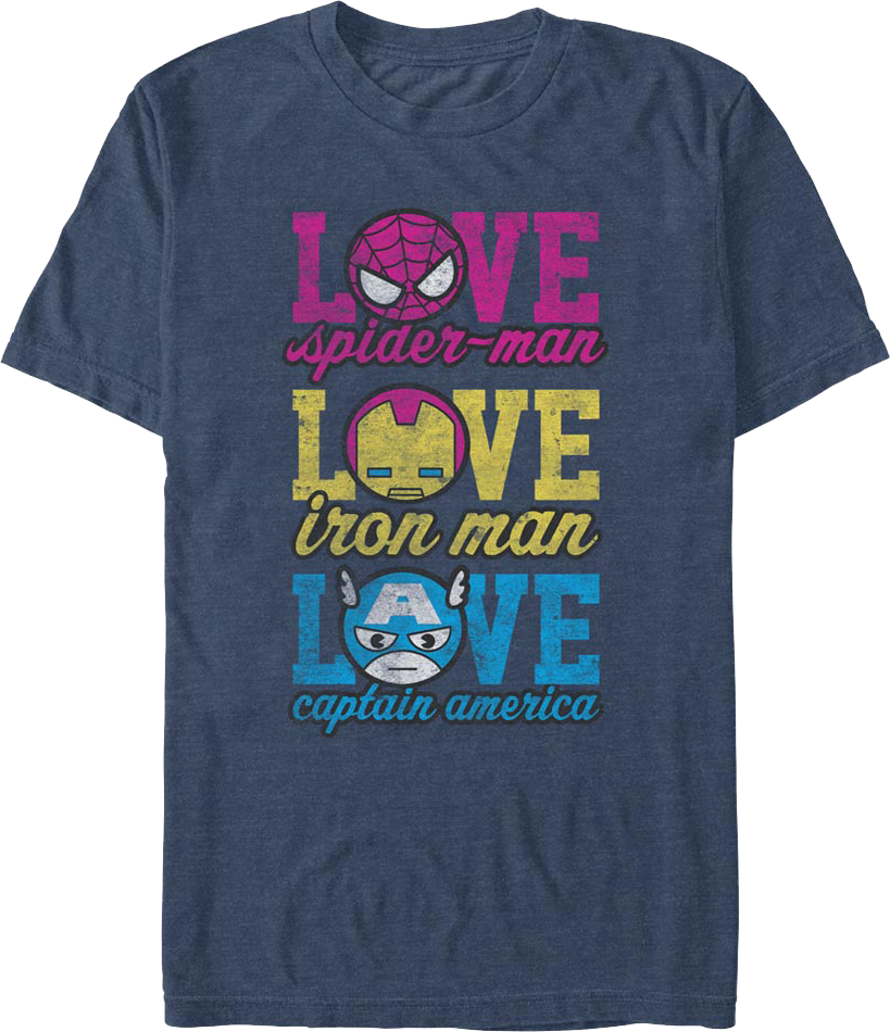 Avengers Love Marvel Comics T-Shirt