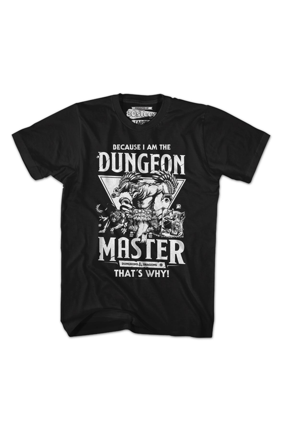 Because I Am The Dungeon Master That's Why Dungeons & Dragons T-Shirt