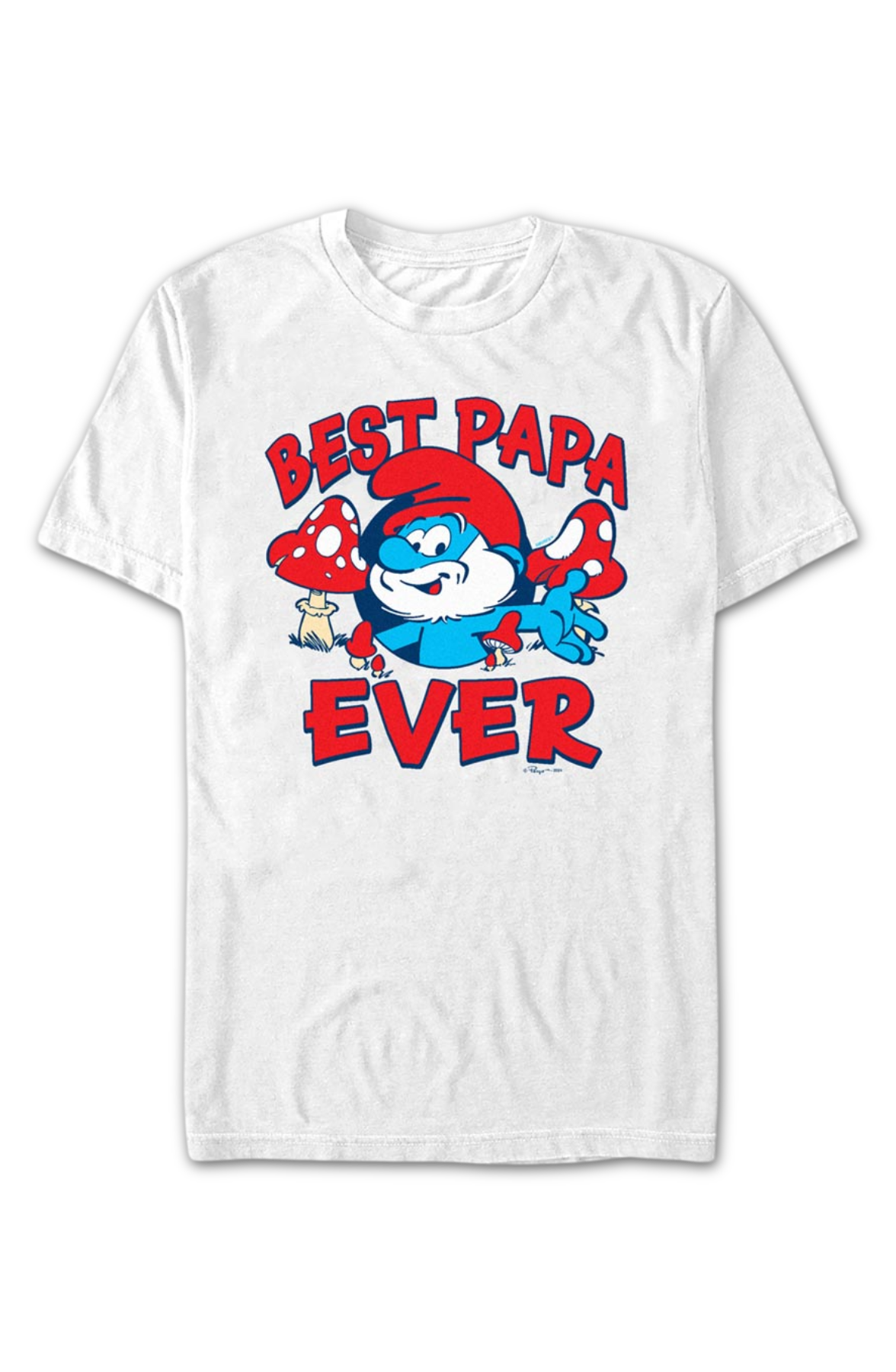 Best Papa Ever Smurfs T-Shirt