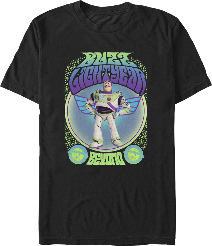 Beyond Psychedelic Buzz Lightyear Toy Story T-Shirt