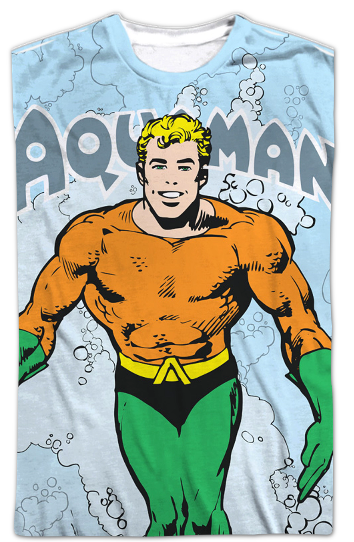 Big Print Aquaman T-Shirt