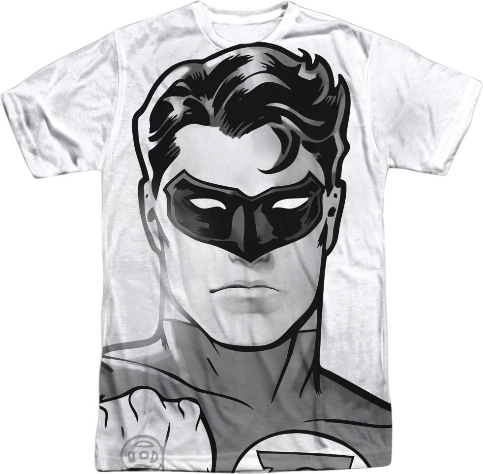 Big Print Green Lantern DC Comics T-Shirt
