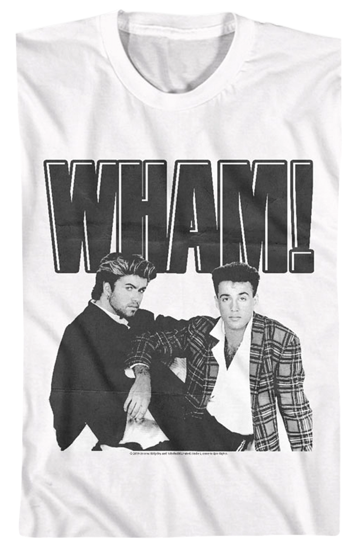 Black and White Wham T-Shirt