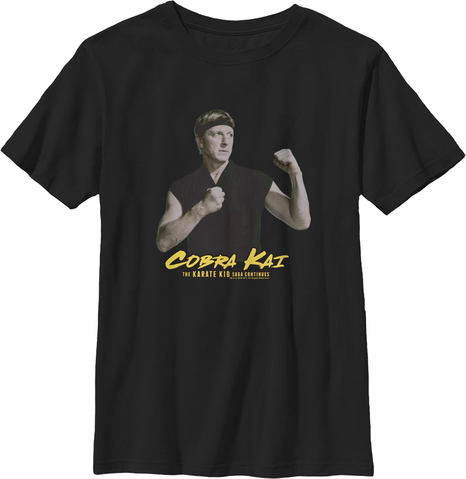 Boys Youth Johnny Lawrence Cobra Kai Shirt