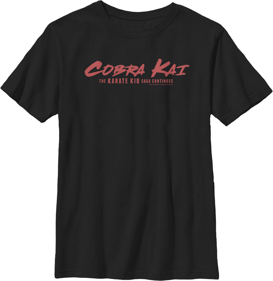 Boys Youth Saga Continues Cobra Kai Shirt