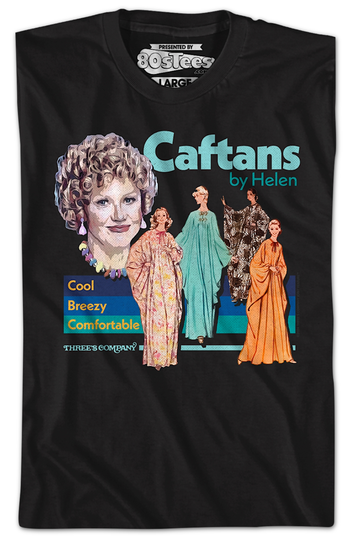 Caftans by Helen Three's Company T-Shirt