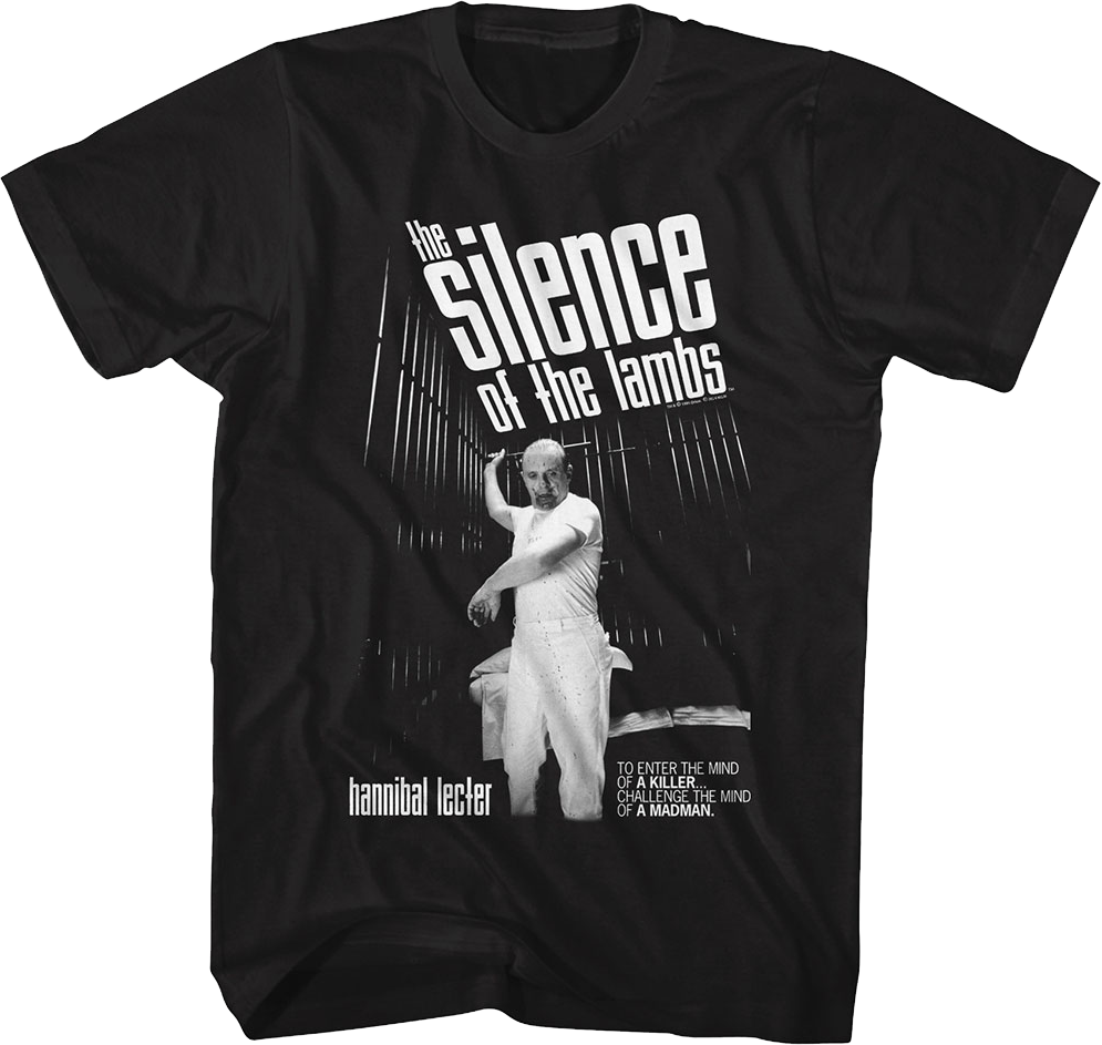 Challenge the Mind of a Madman Silence of the Lambs T-Shirt