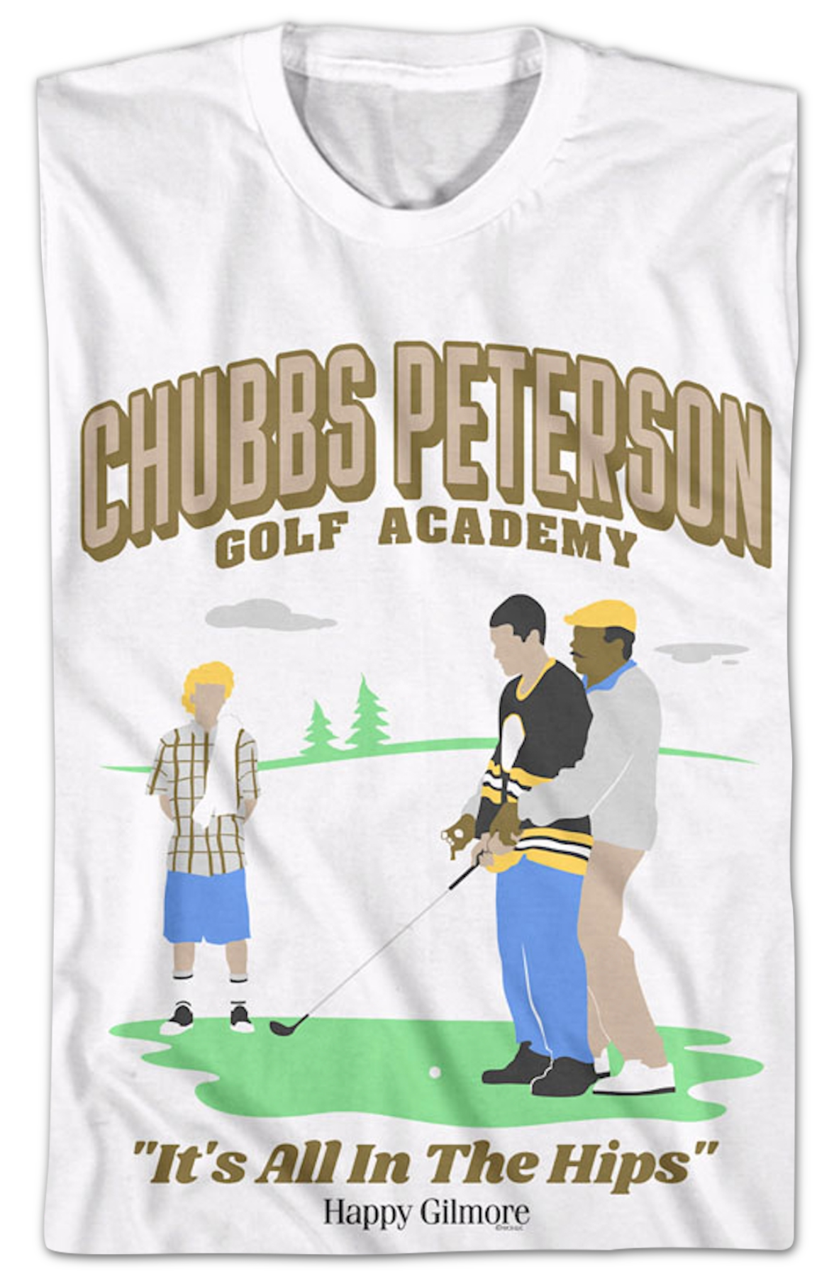 Chubbs Peterson Golf Academy Happy Gilmore T-Shirt