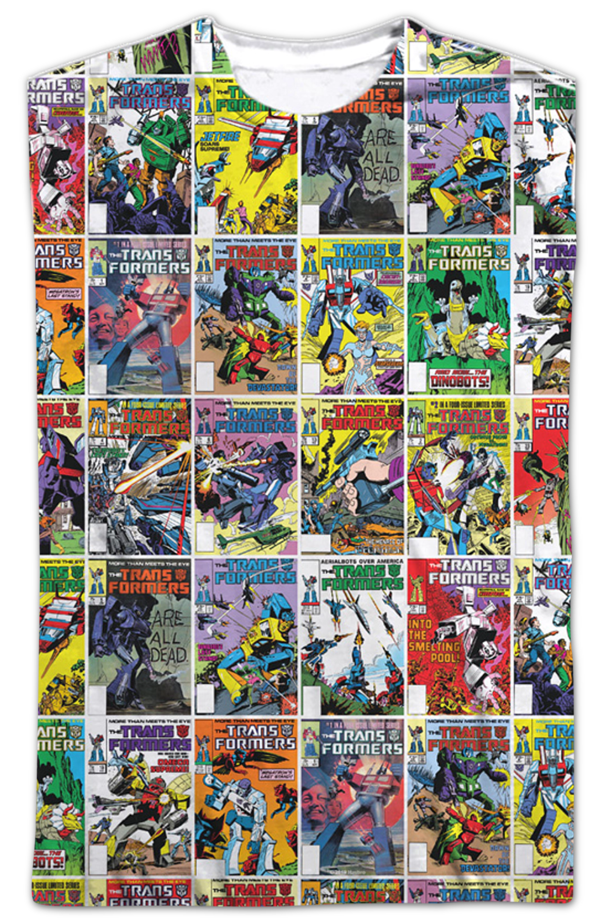 Comic Book Covers Transformers T-Shirt