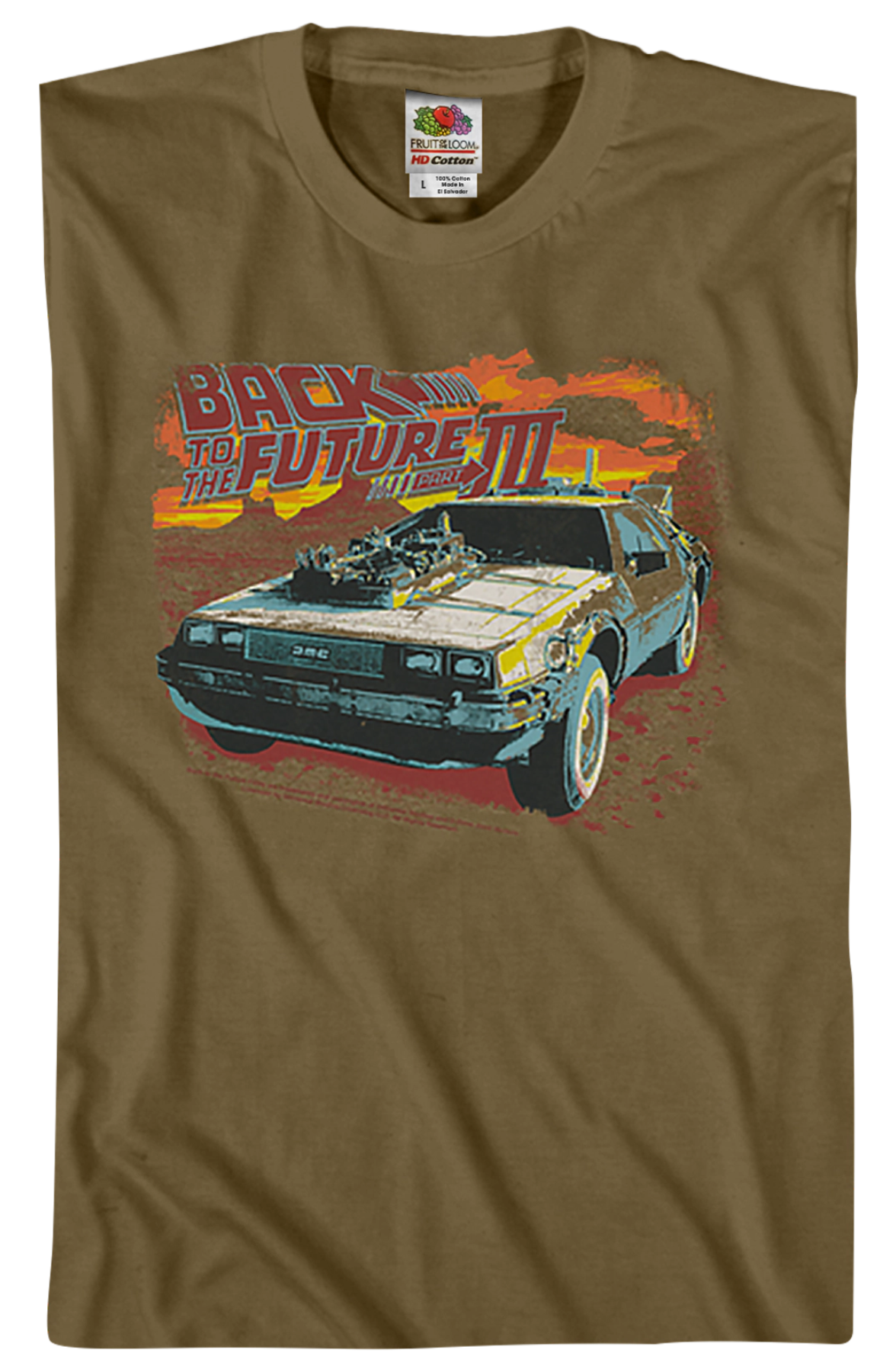DeLorean Back To The Future Part III T-Shirt