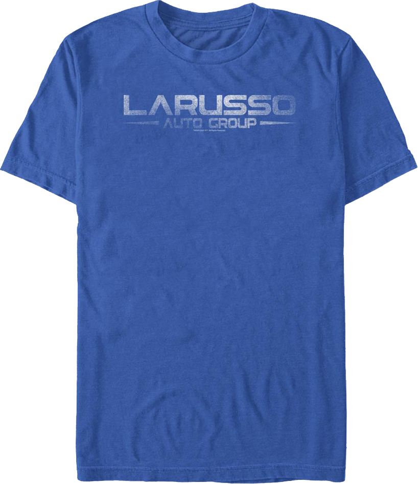 Distressed LaRusso Auto Group Logo Cobra Kai T-Shirt