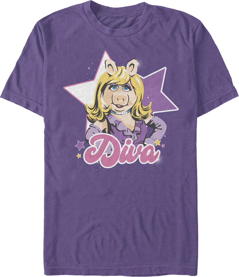 Diva Miss Piggy Muppets T-Shirt
