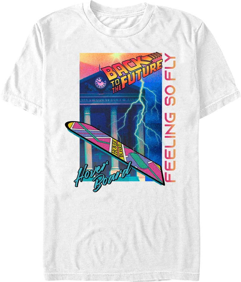 White Feeling So Fly Back To The Future T-Shirt