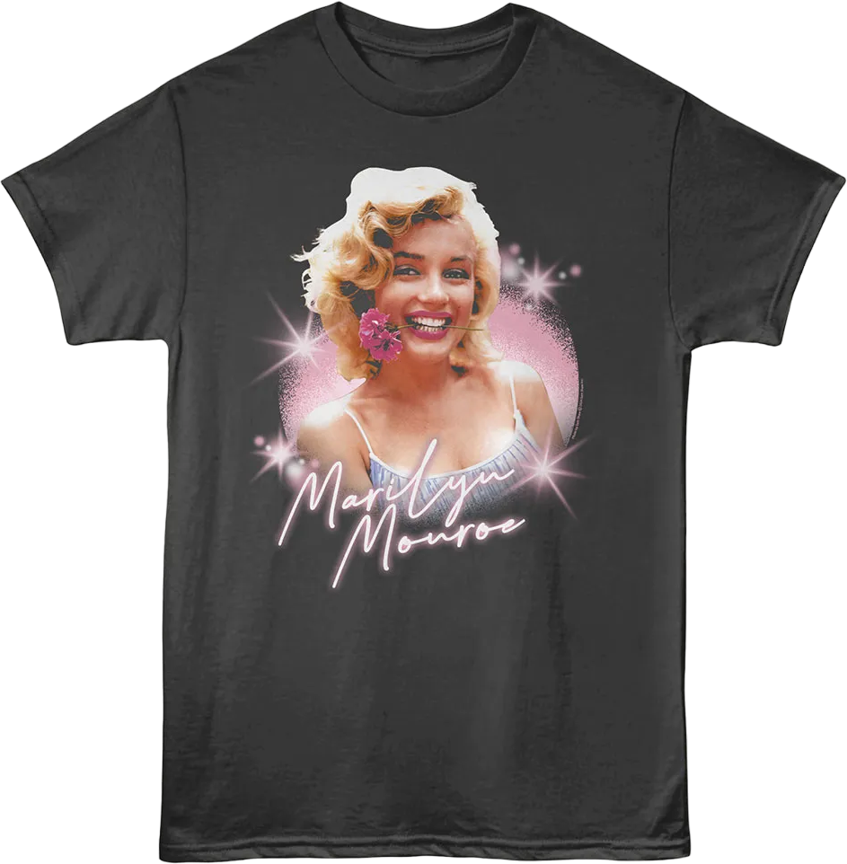 Flower Marilyn Monroe T-Shirt