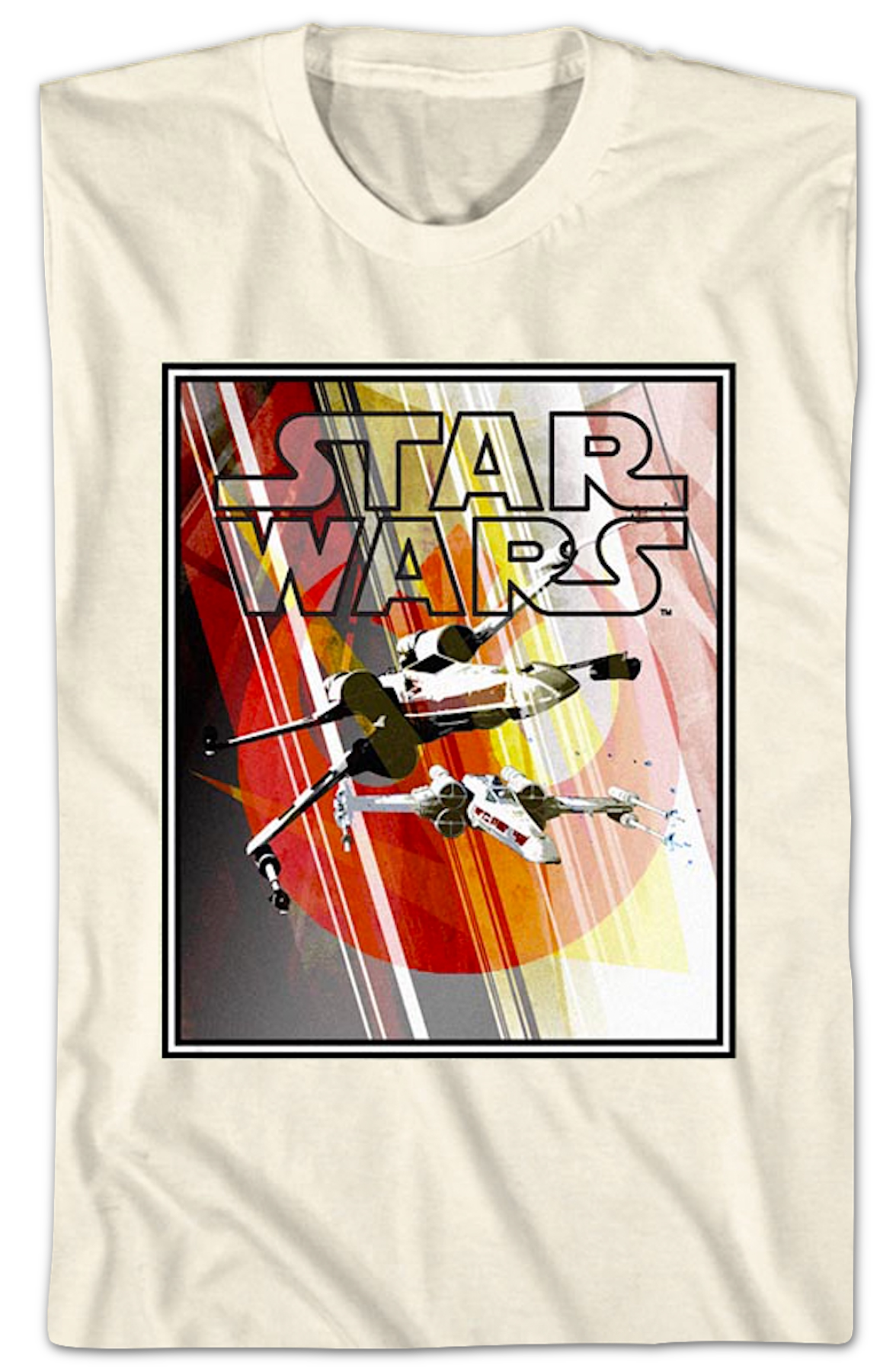 Framed X-Wing Starfighters Star Wars T-Shirt