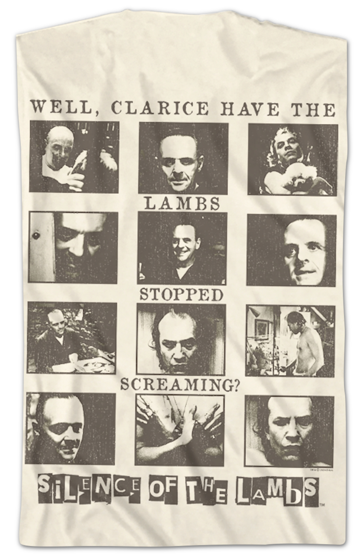 Front & Back Collage Silence of the Lambs T-Shirt