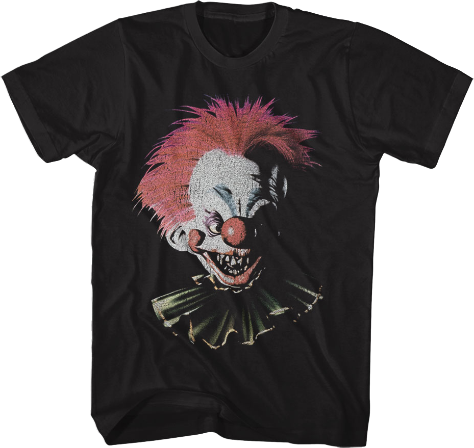 Front & Back Retro Alien Bozos Killer Klowns From Outer Space T-Shirt