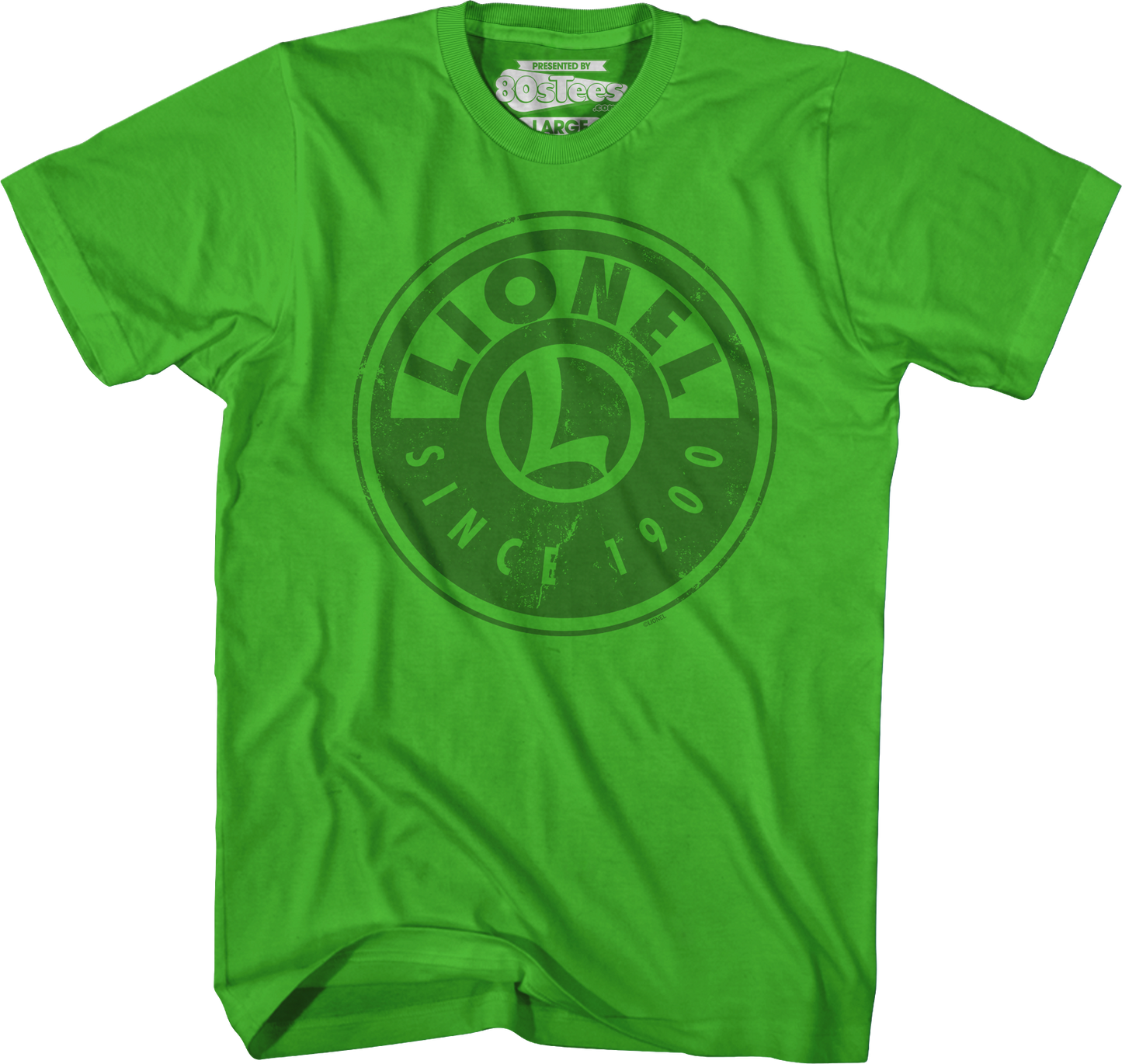 Green Logo Lionel Trains T-Shirt