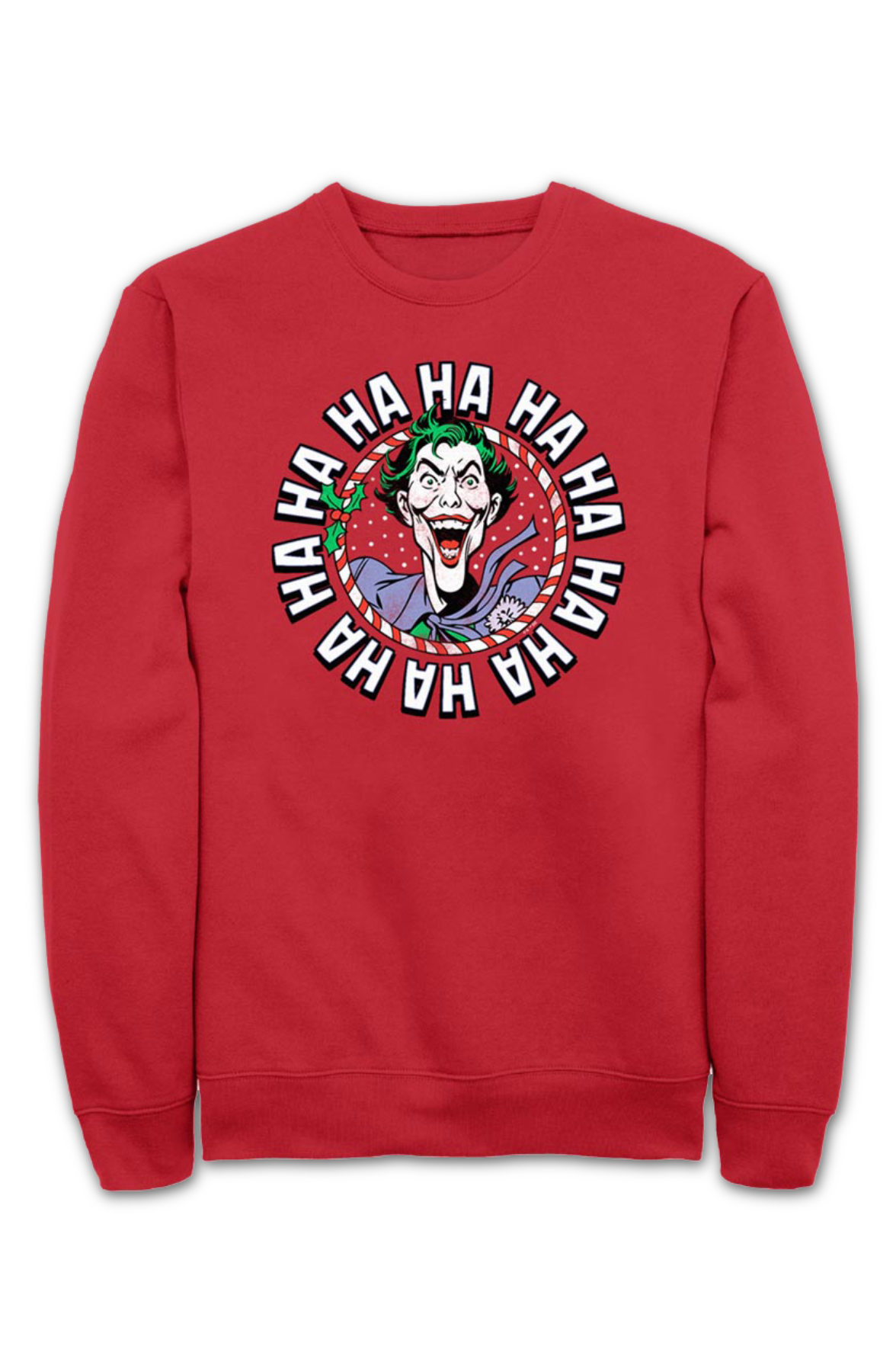 Holly Jolly Joker DC Comics Sweatshirt