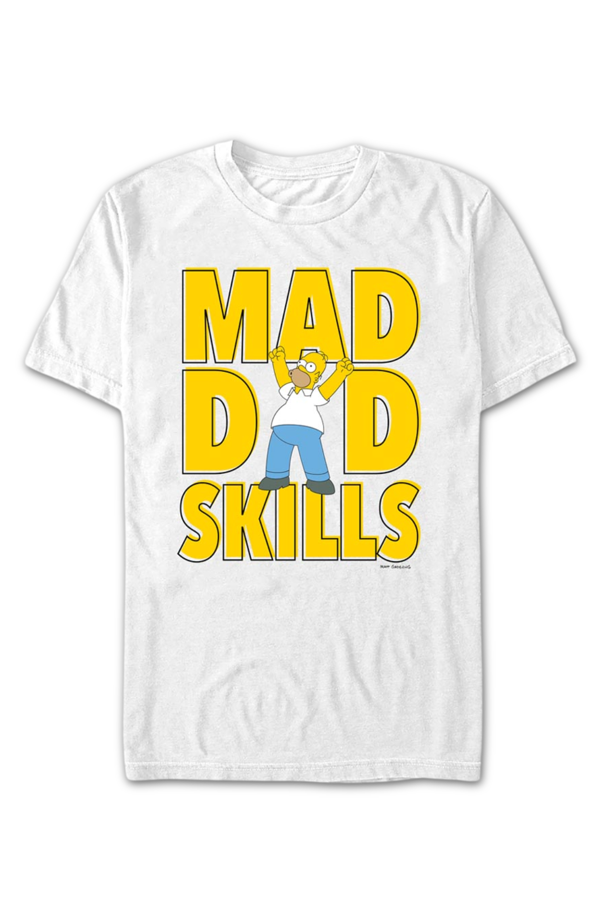 Homer Simpson Mad Dad Skills Simpsons T-Shirt