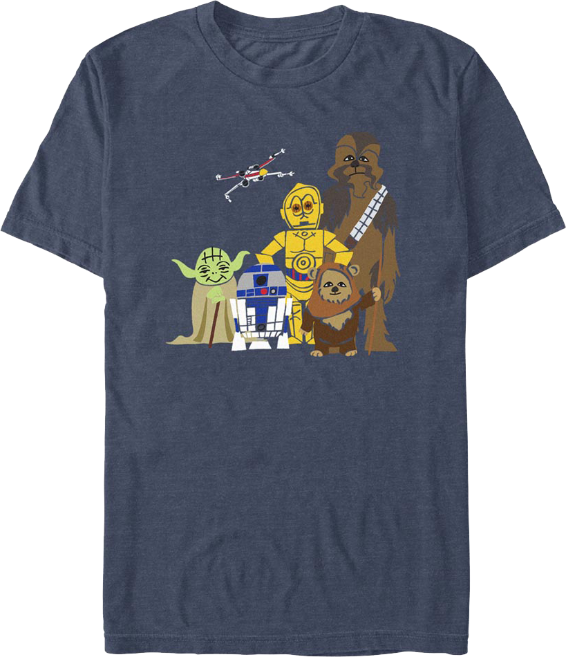 Illustrated Rebels Star Wars T-Shirt