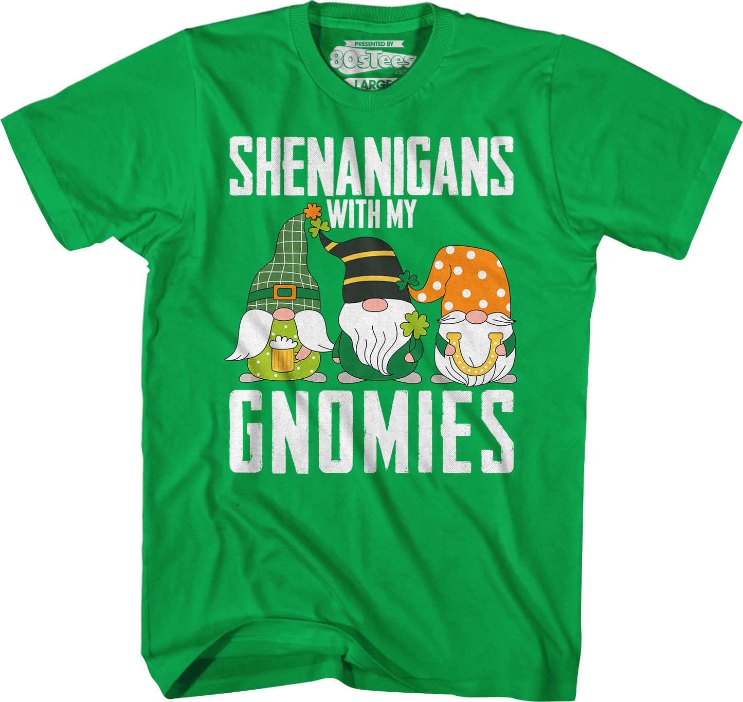 Irish Green Shenanigans With My Gnomies T-Shirt