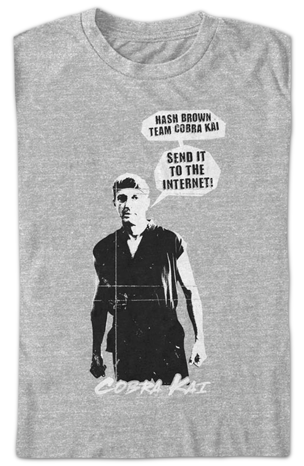 Johnny Lawrence Hash Brown Team Cobra Kai T-Shirt