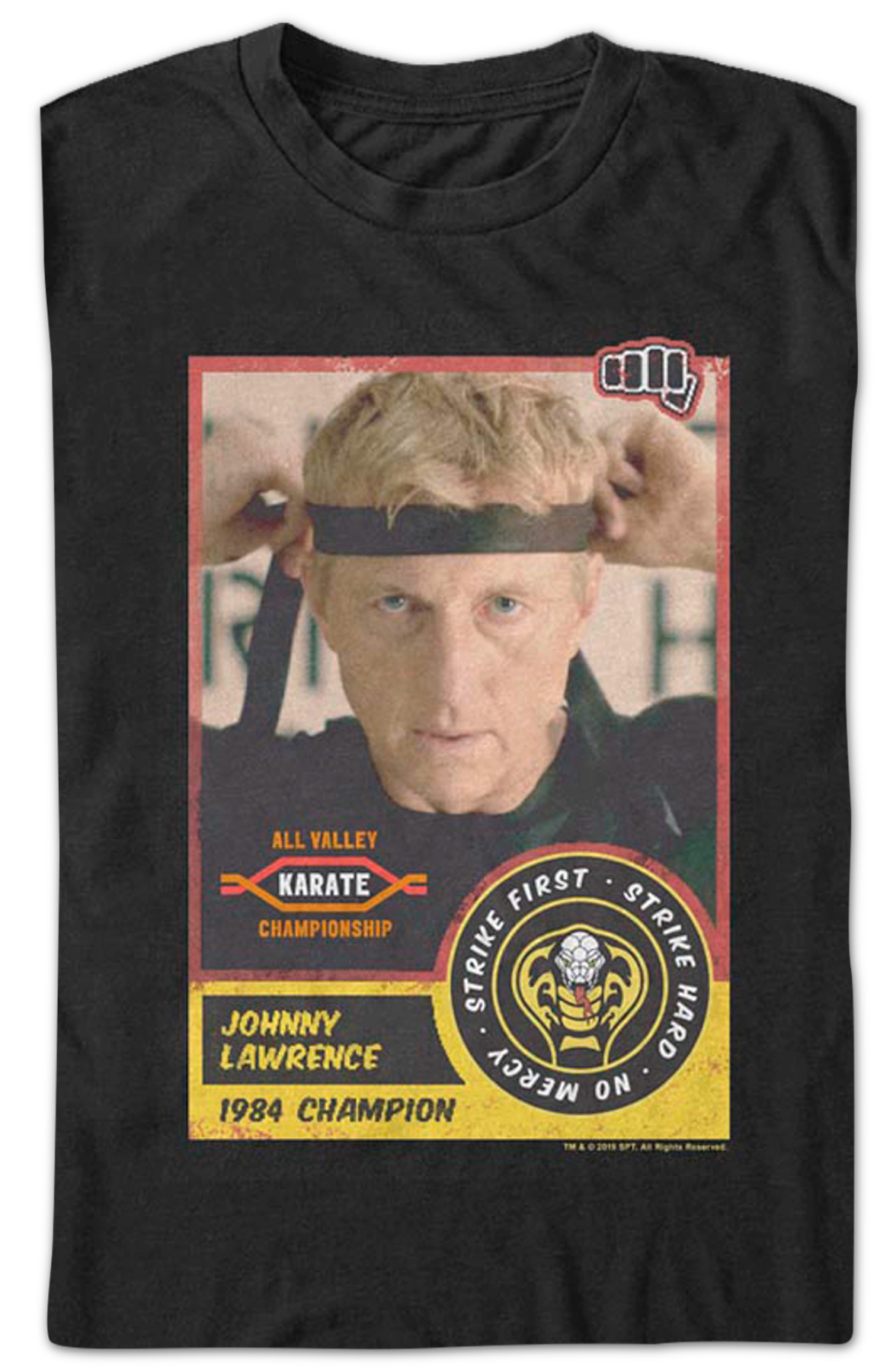 Johnny Lawrence Trading Card Cobra Kai T-Shirt