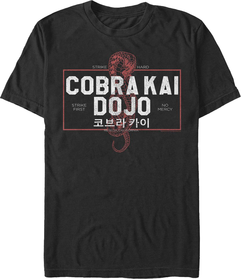 Kanji Text Cobra Kai T-Shirt