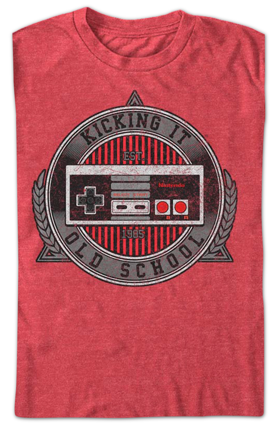 Kicking It Old School Nintendo Controller T-Shirt