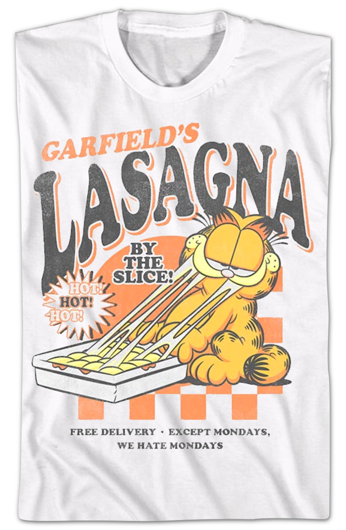 Lasagna By The Slice Garfield T-Shirt