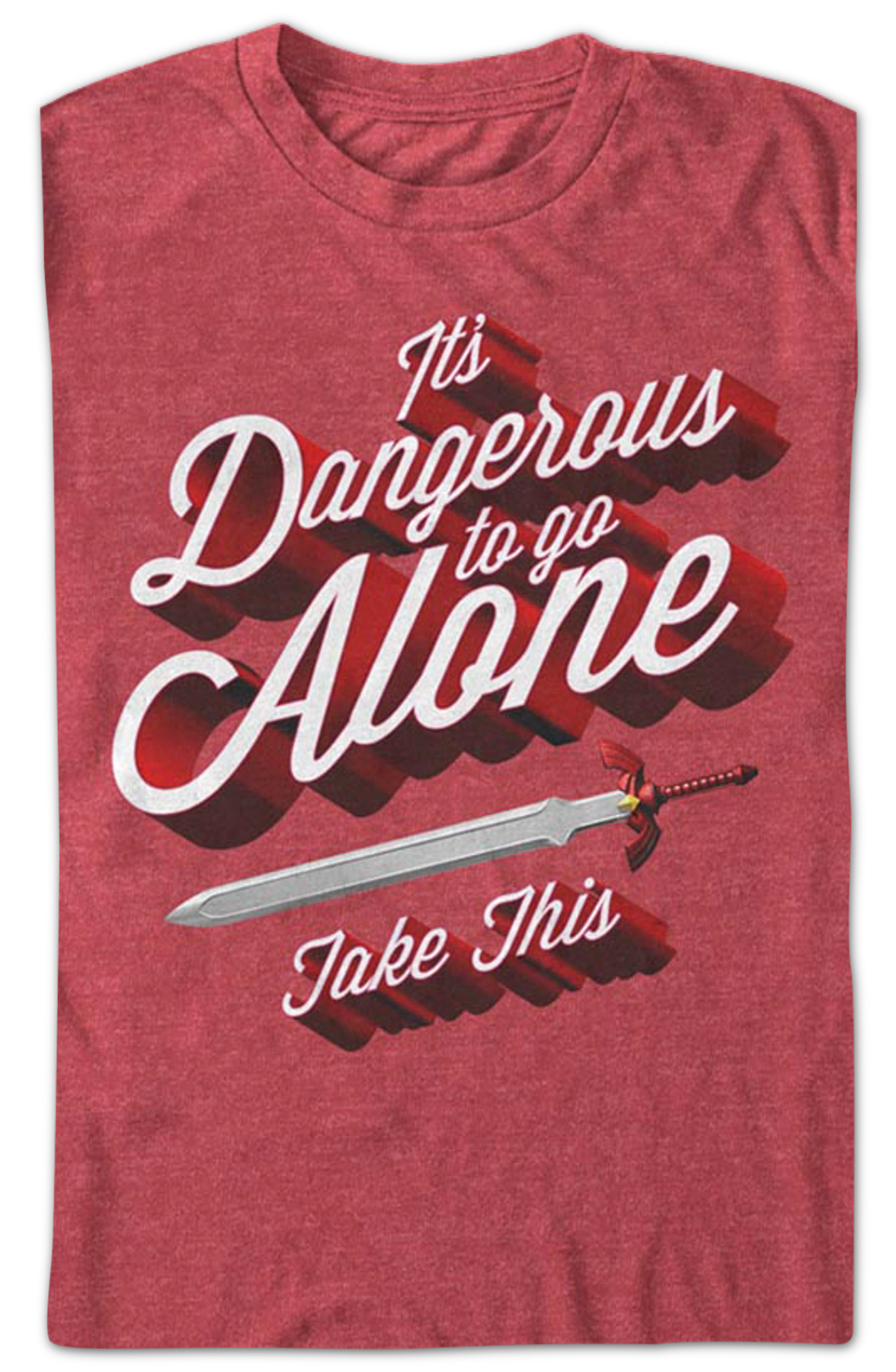 Legend Of Zelda It's Dangerous To Go Alone Take This Nintendo T-Shirt