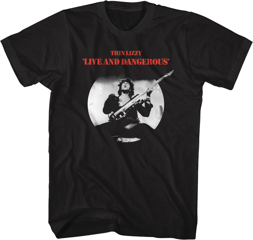Live And Dangerous Thin Lizzy T-Shirt