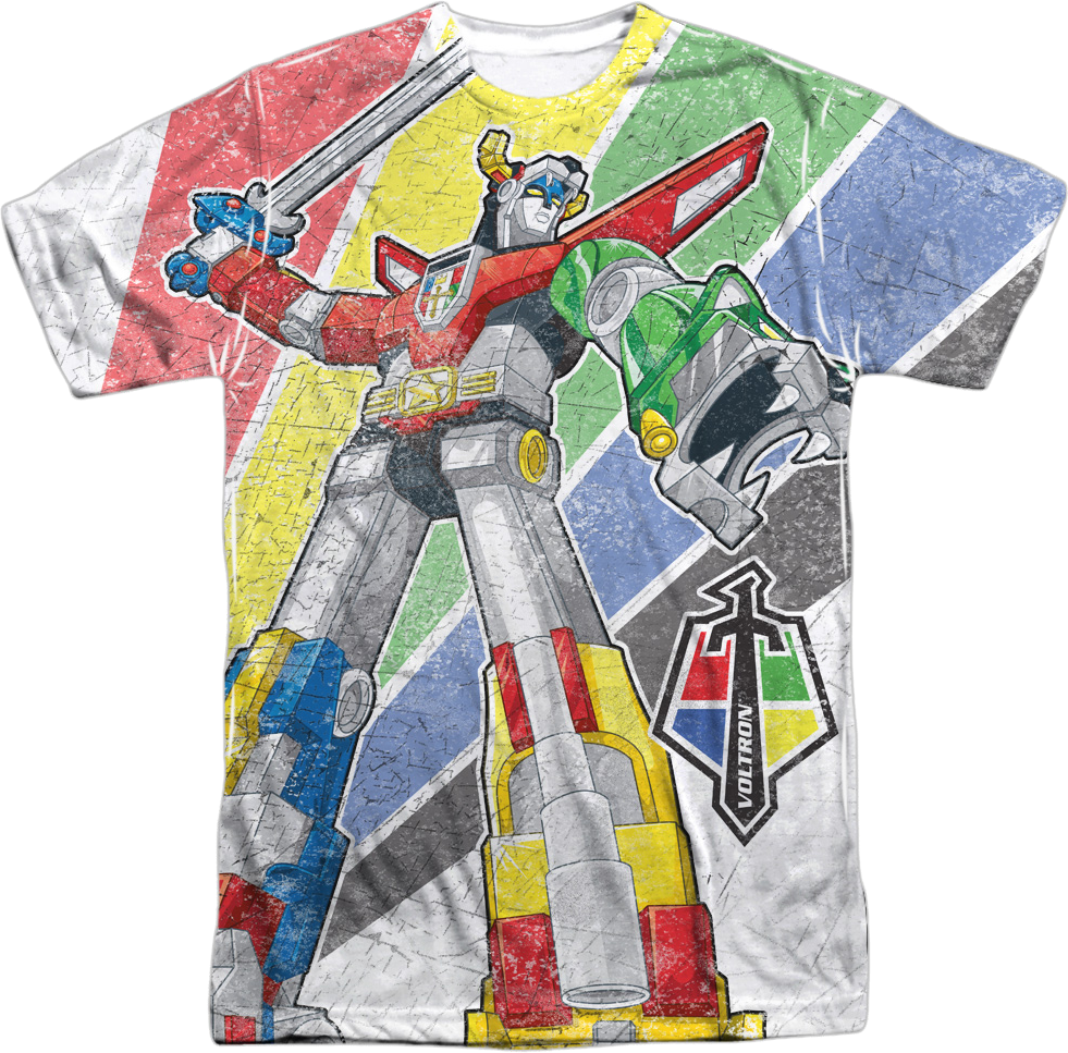 Mighty Robot Voltron T-Shirt