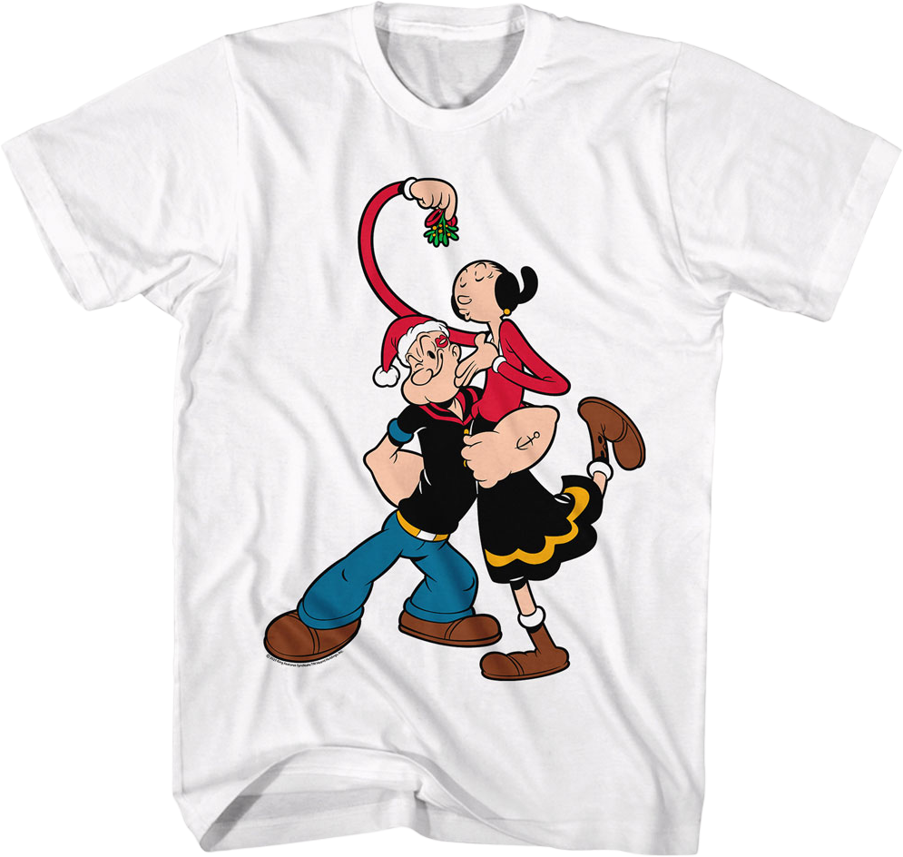 Mistletoe Popeye T-Shirt