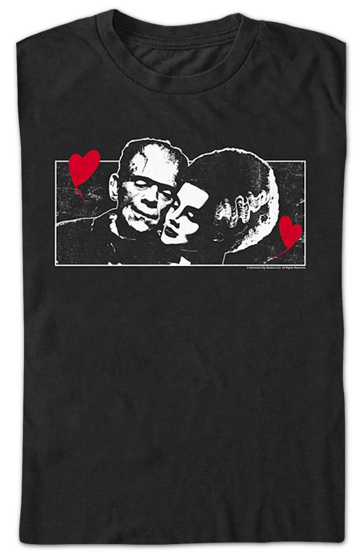 Monsters In Love Bride Of Frankenstein T-Shirt