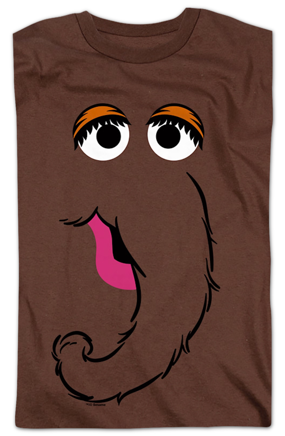 Mr. Snuffleupagus Face Sesame Street T-Shirt