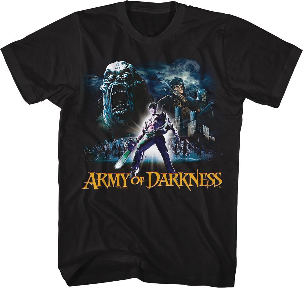 Night Sky Collage Army Of Darkness T-Shirt