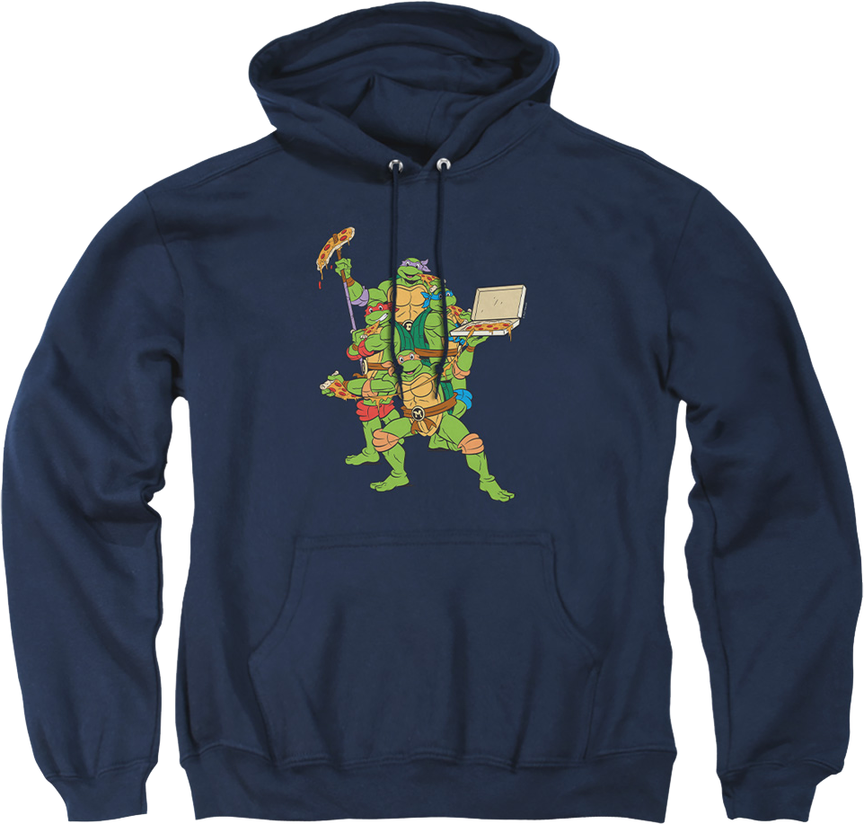 Pizza Party Teenage Mutant Nina Turtles Hoodie