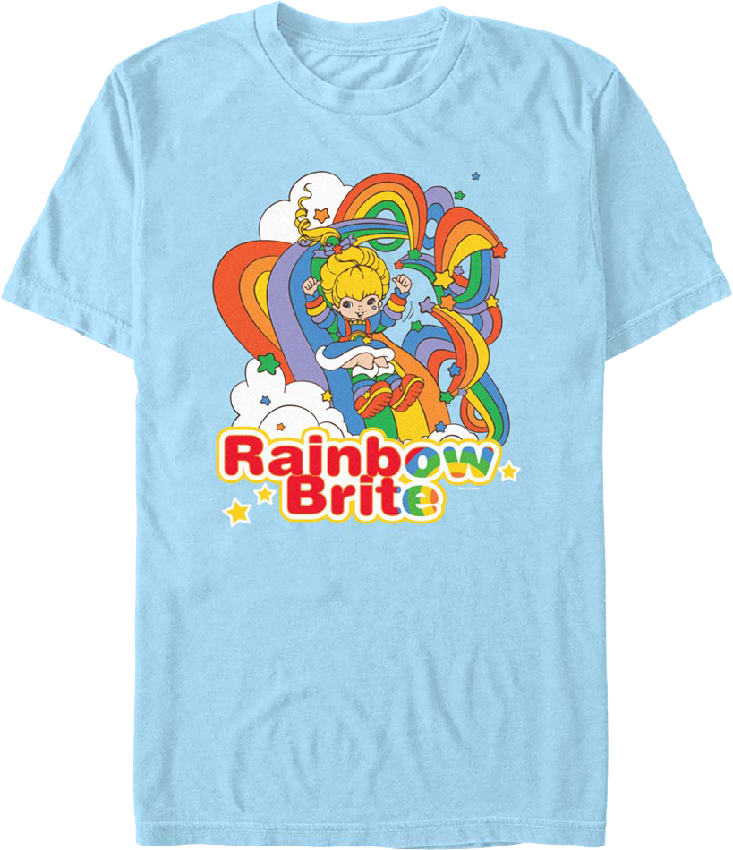 Rainbow Slide Rainbow Brite T-Shirt