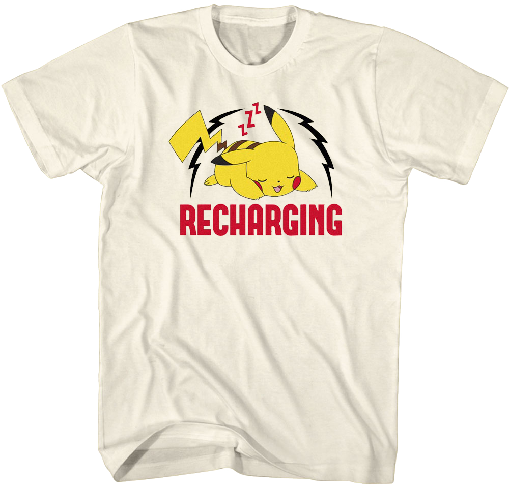 Recharging Pokemon T-Shirt