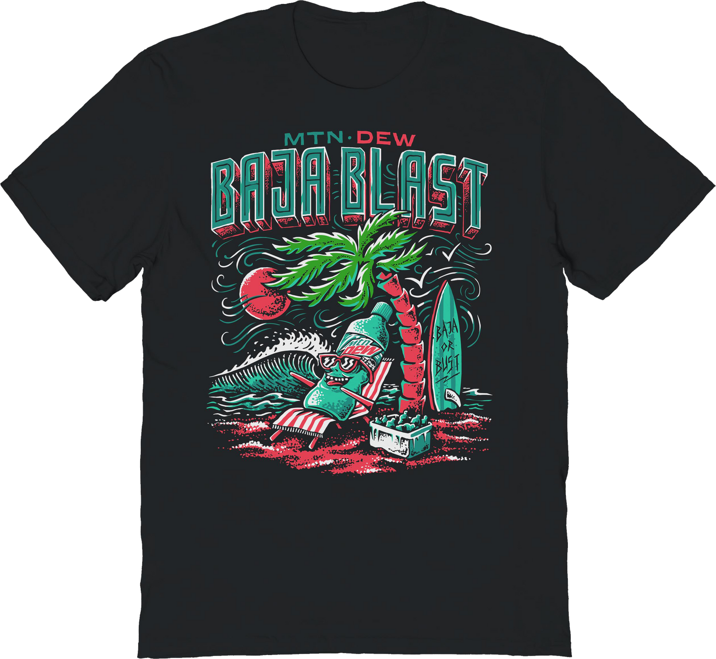 Relax Baja Blast Mountain Dew T-Shirt