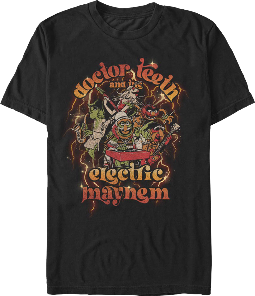 Retro Doctor Teeth And The Electric Mayhem Muppets T-Shirt