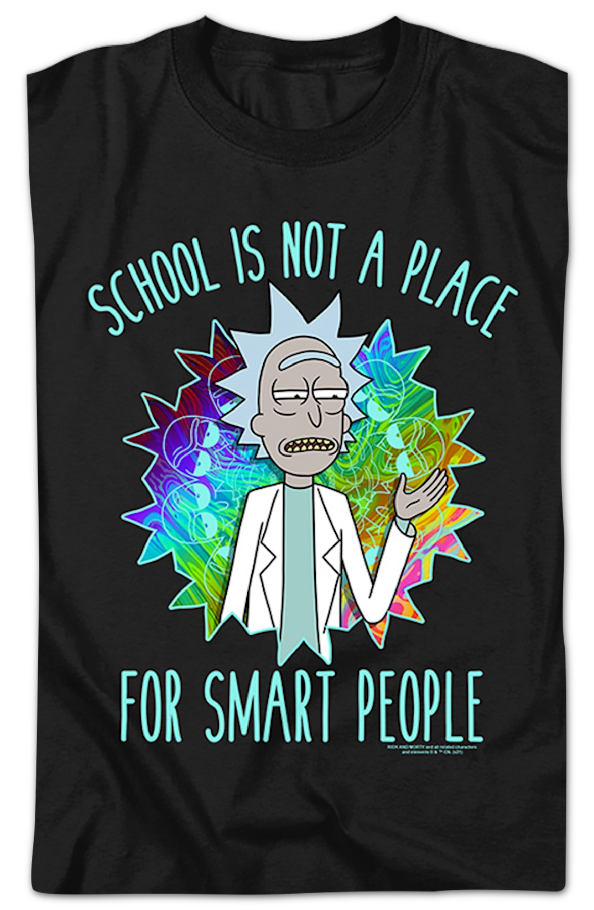 School Is Not A Place For Smart People Rick And Morty T-Shirt