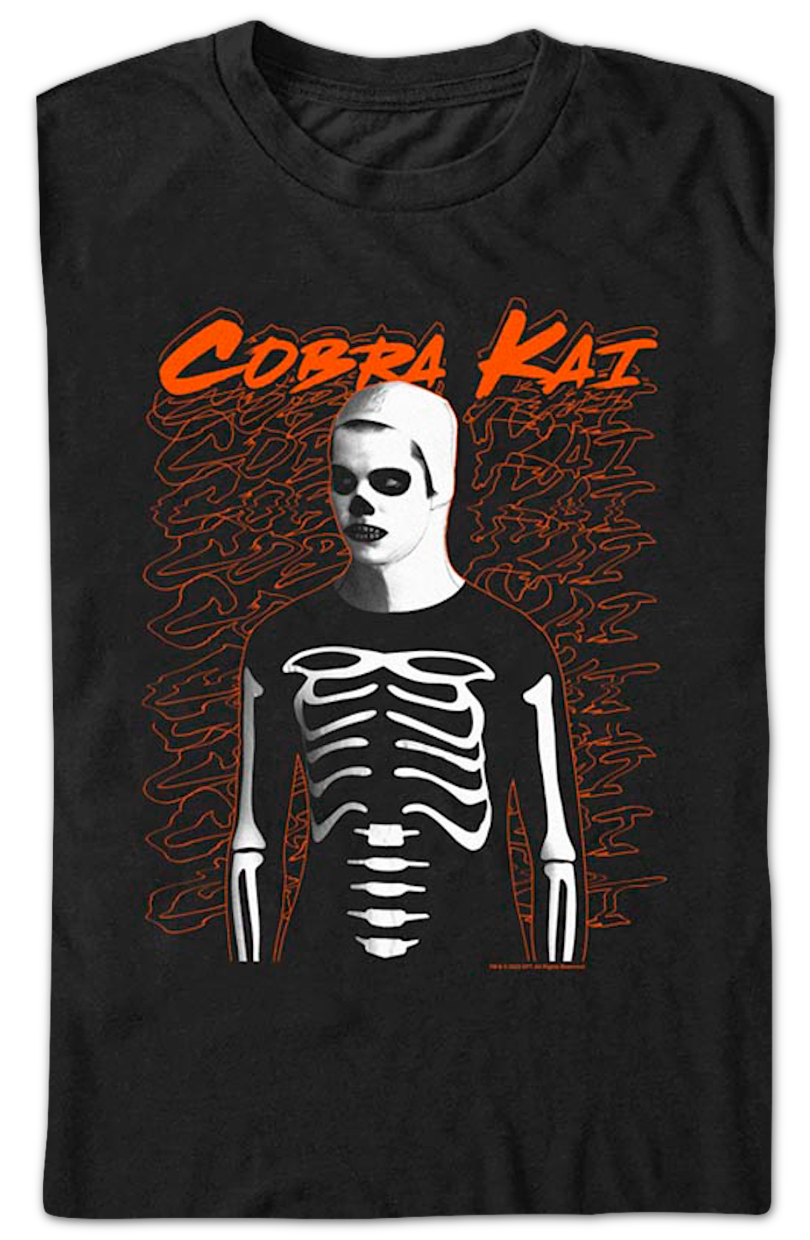 Skeleton Halloween Costume Cobra Kai T-Shirt