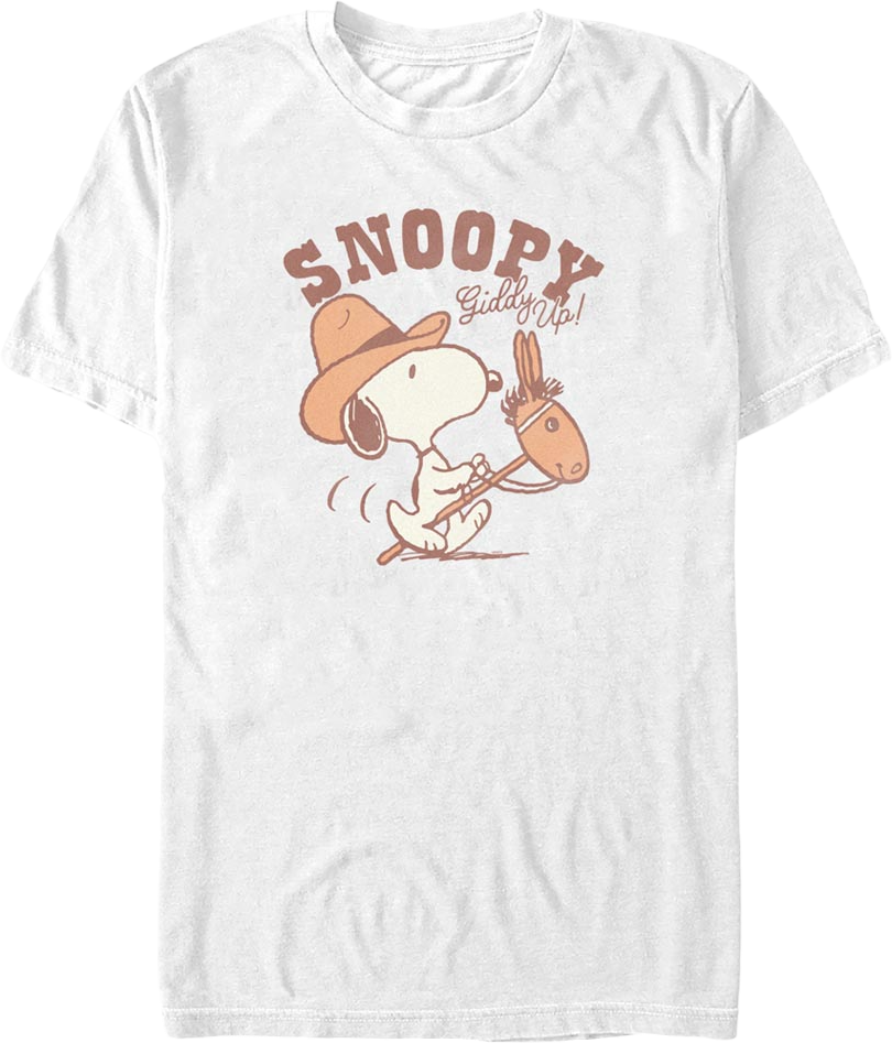 Snoopy Giddy Up Peanuts T-Shirt