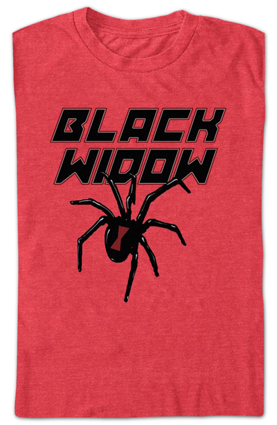 Spider Logo Black Widow Marvel Comics T-Shirt