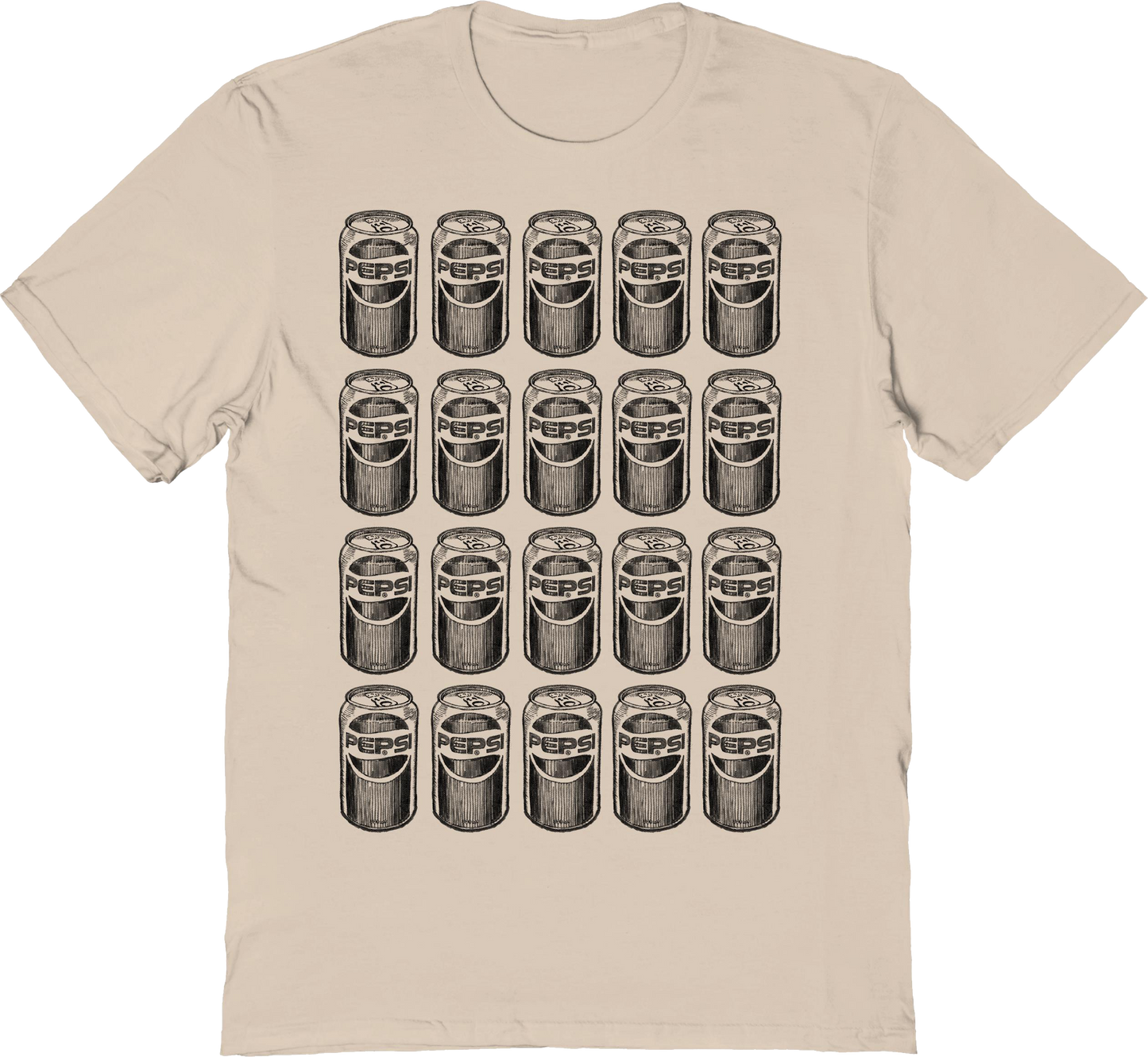 Stacked Cans Pepsi T-Shirt