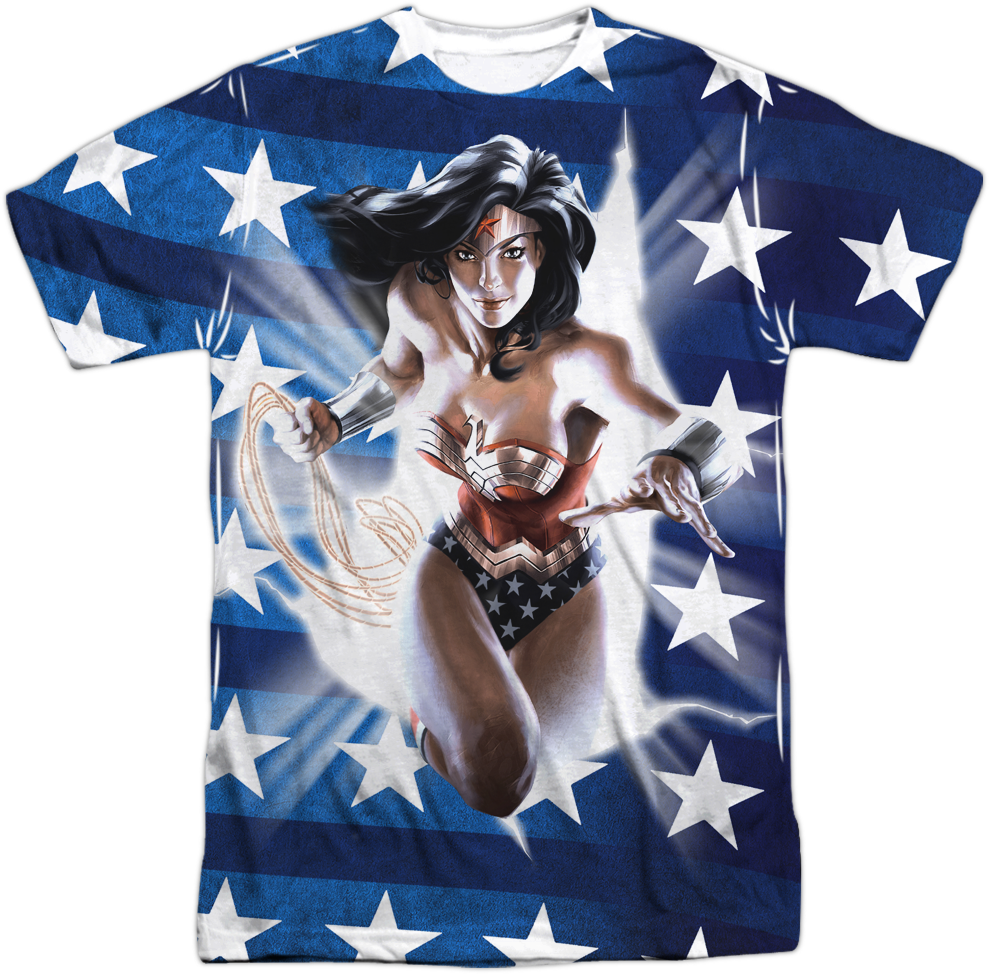 Stars Wonder Woman T-Shirt